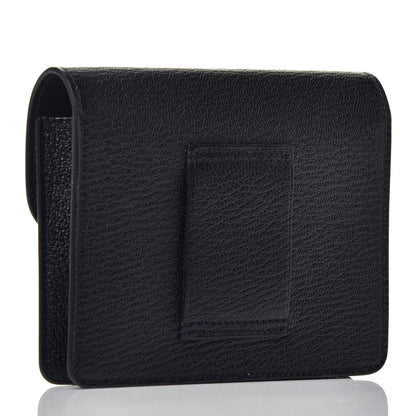 Hermes Chevre Mysore Roulis Slim Wallet Black 4 of 7