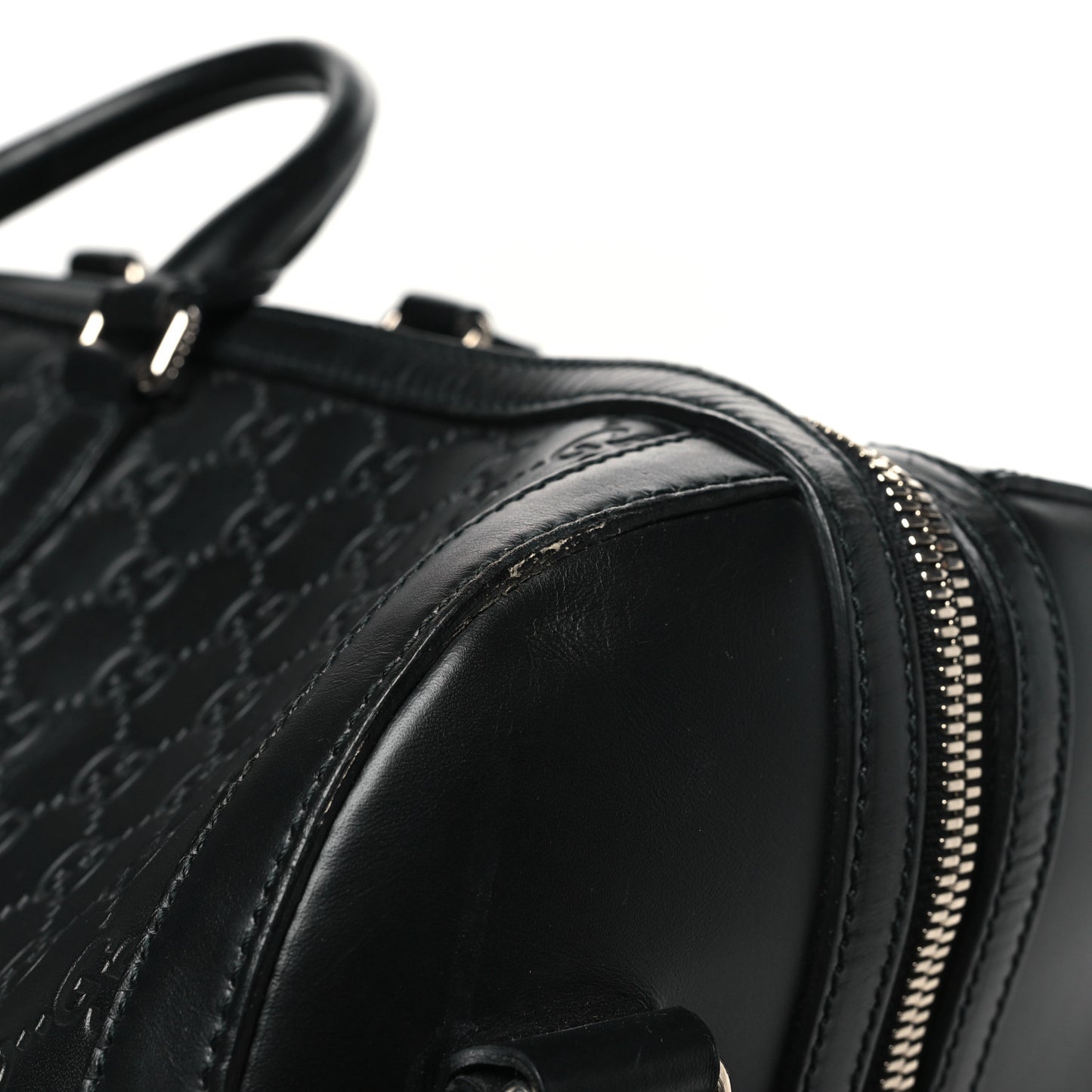 Guccissima Signature Medium Duffle Black