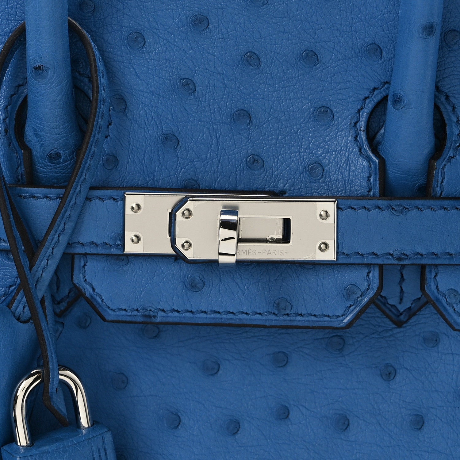 Hermes Ostrich Birkin 25 Mykonos 11 of 12