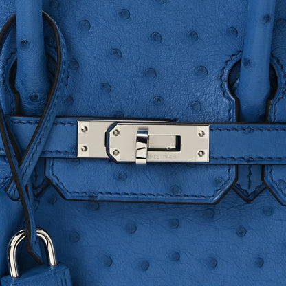 Hermes Ostrich Birkin 25 Mykonos 11 of 12
