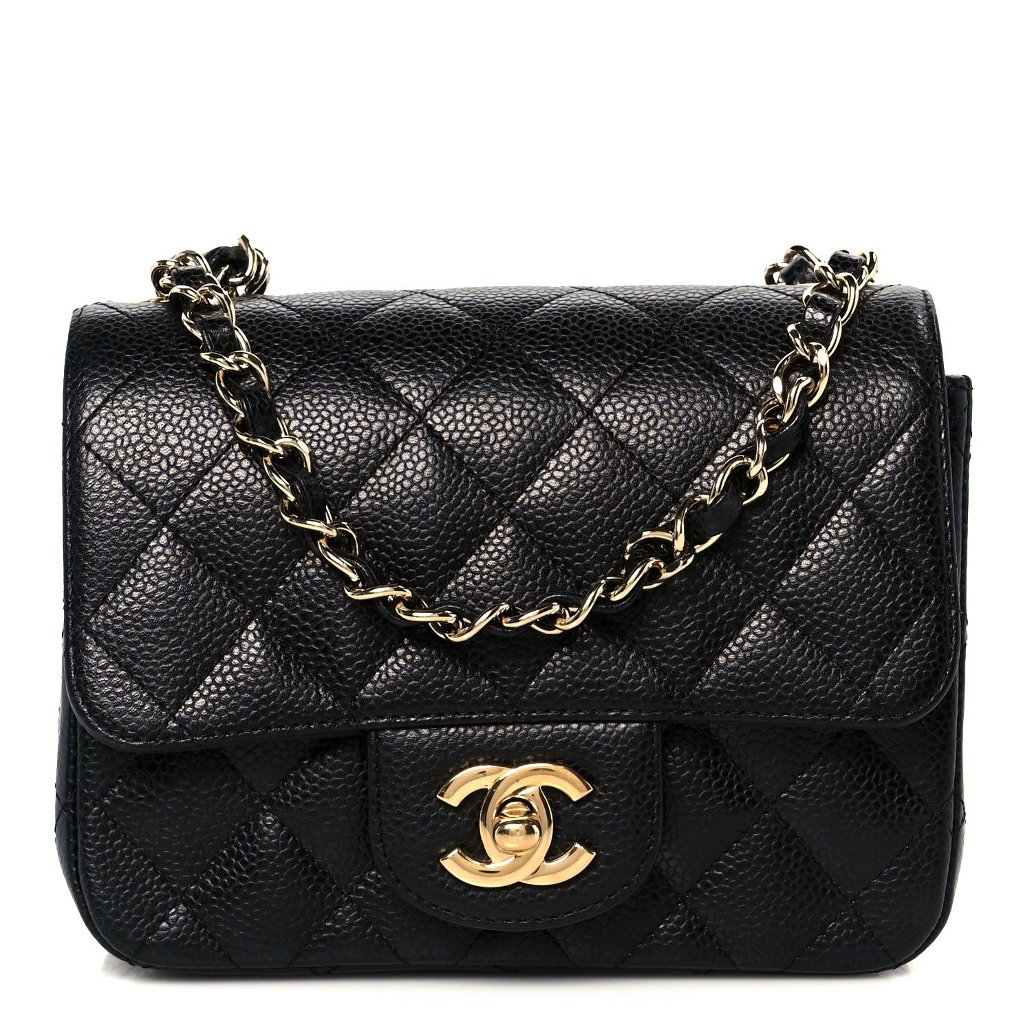Chanel Caviar Quilted Mini Square Flap Black 1 of 12