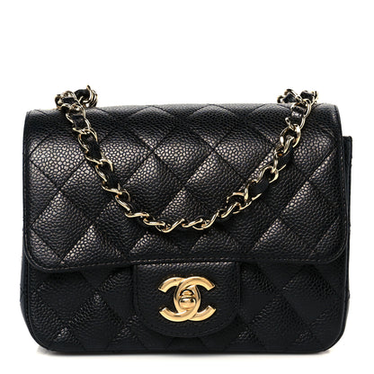 Chanel Caviar Quilted Mini Square Flap Black 1 of 12