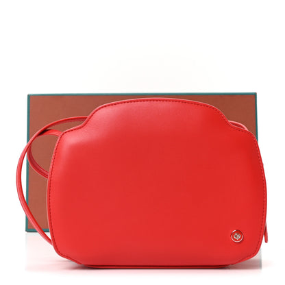 Loro Piana Smooth Calfskin Sesia Crossbody Fire Red 10 of 10