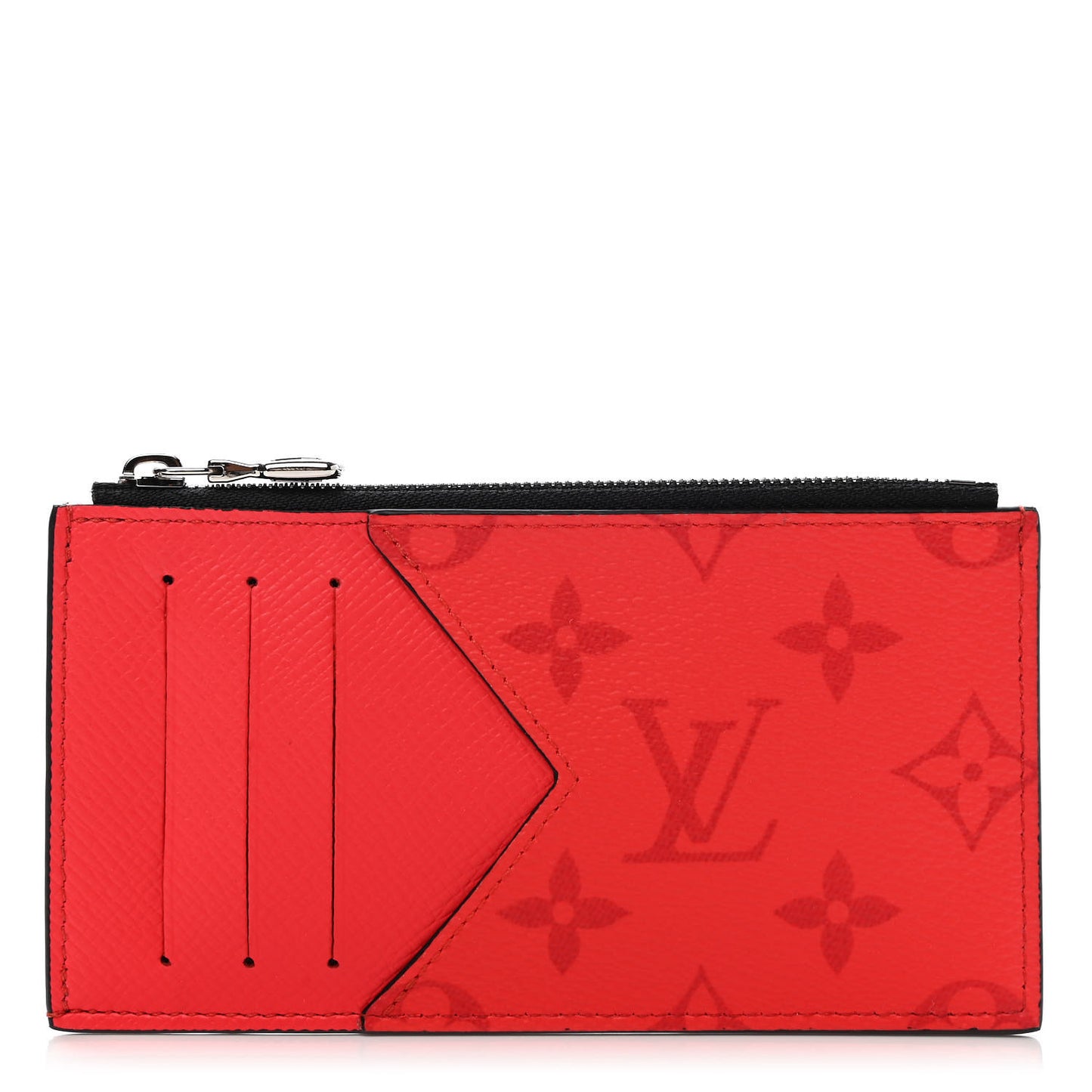 Taigarama Coin Card Holder Fire Red