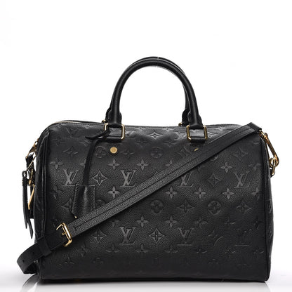 Louis Vuitton Empreinte Speedy Bandouliere 30 Black 1 of 7