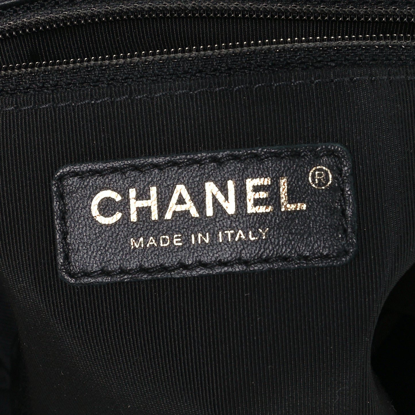 Lambskin Quilted Studded CC Flap Black