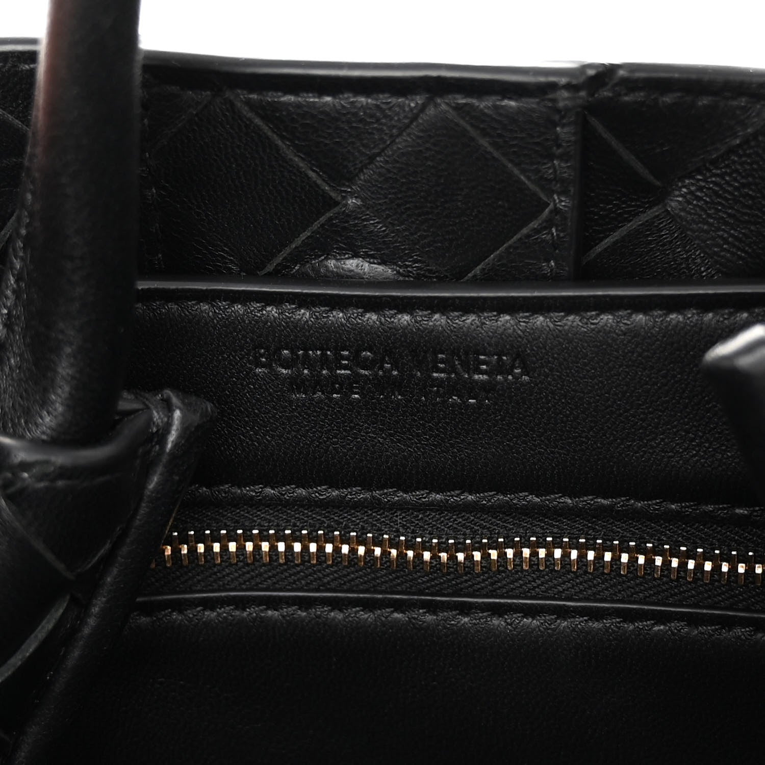 Bottega Veneta Nappa Intrecciato Small Andiamo Shoulder Bag Black 8 of 10