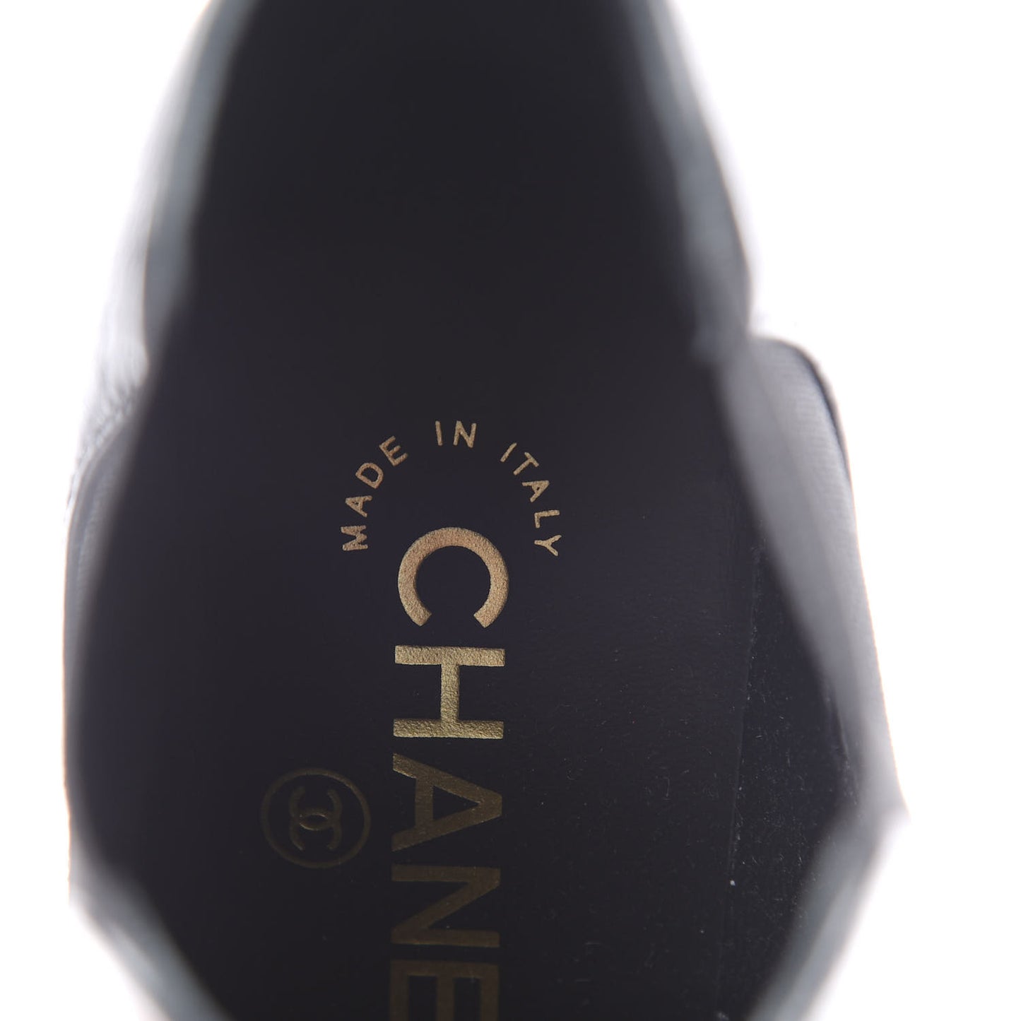 Calfskin Short Boots 36.5 Black