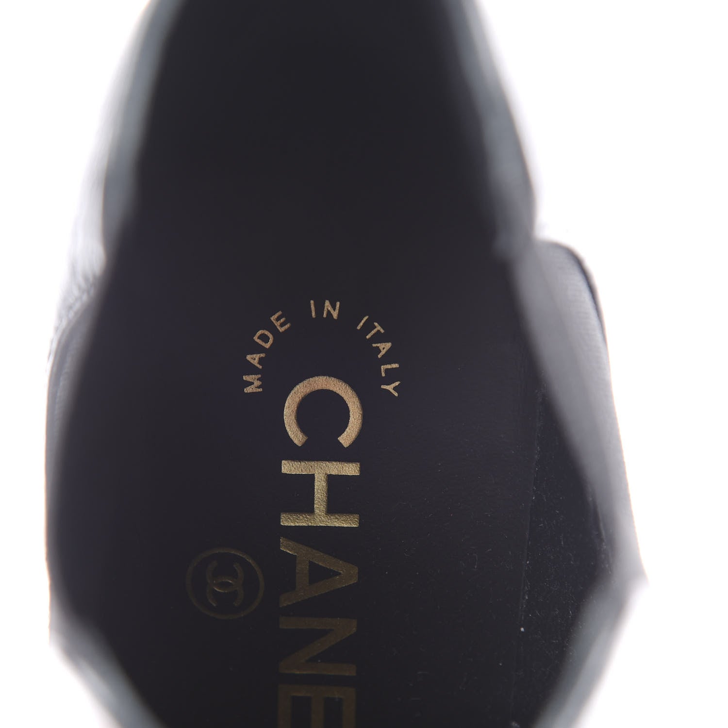 Chanel Calfskin Short Boots 36.5 Black 8 of 11