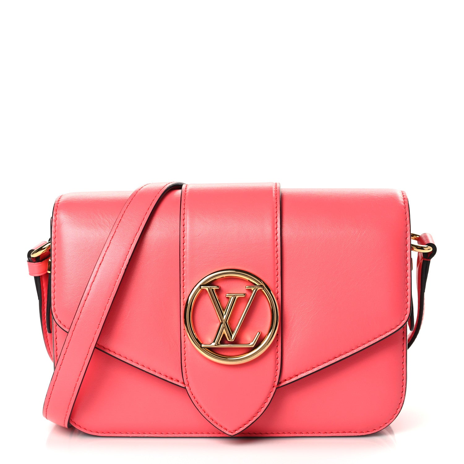 Louis Vuitton Smooth Calfskin LV Pont 9 Dahlia 1 of 8