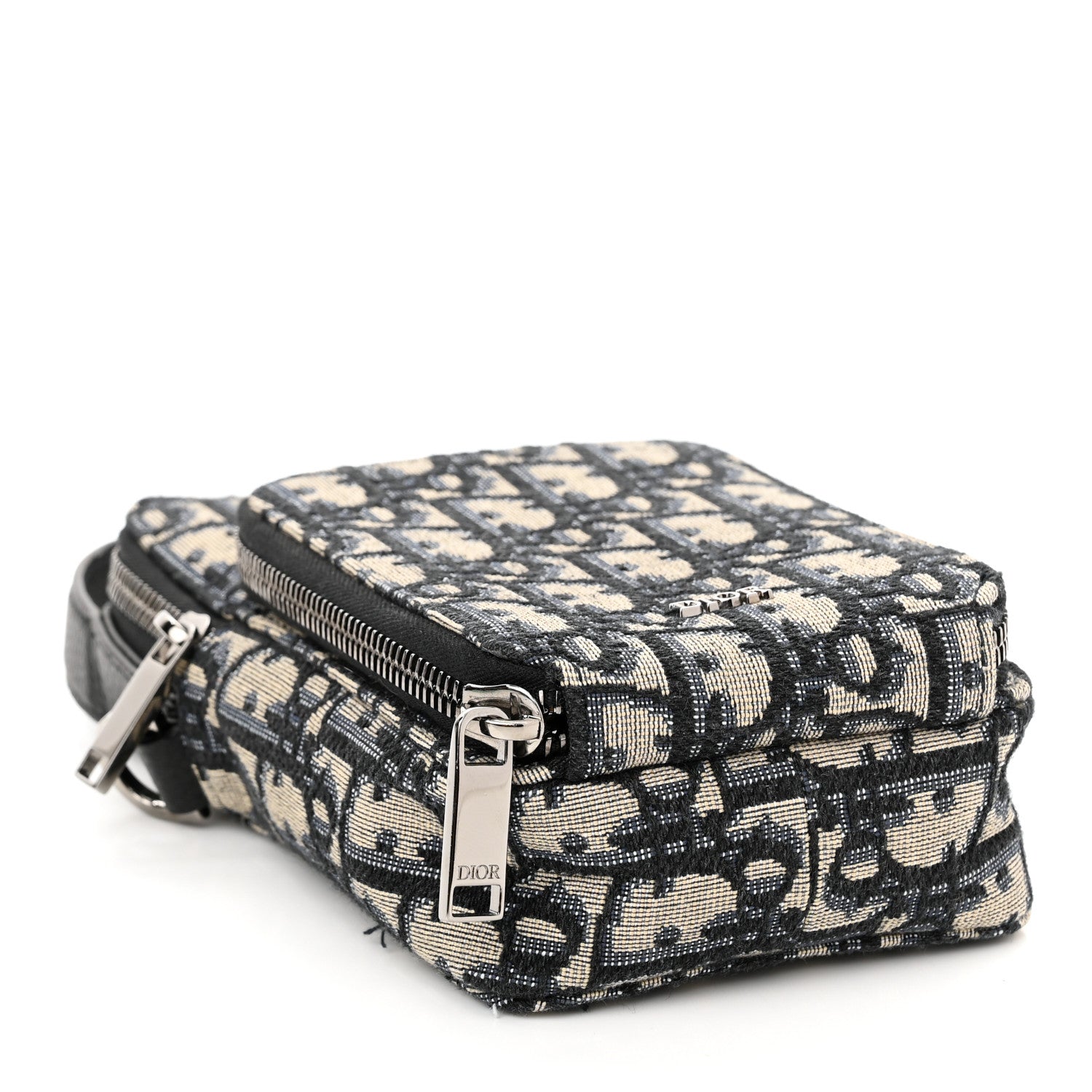 Christian Dior Oblique Crossbody Bag Blue 4 of 10