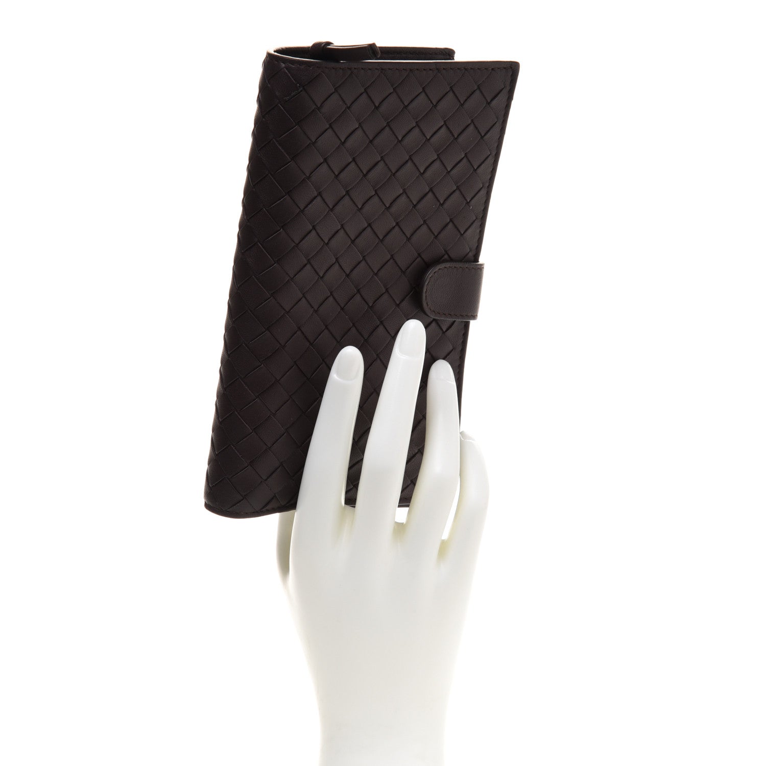 Bottega Veneta Nappa Intrecciato Continental Wallet Ebano 2 of 11