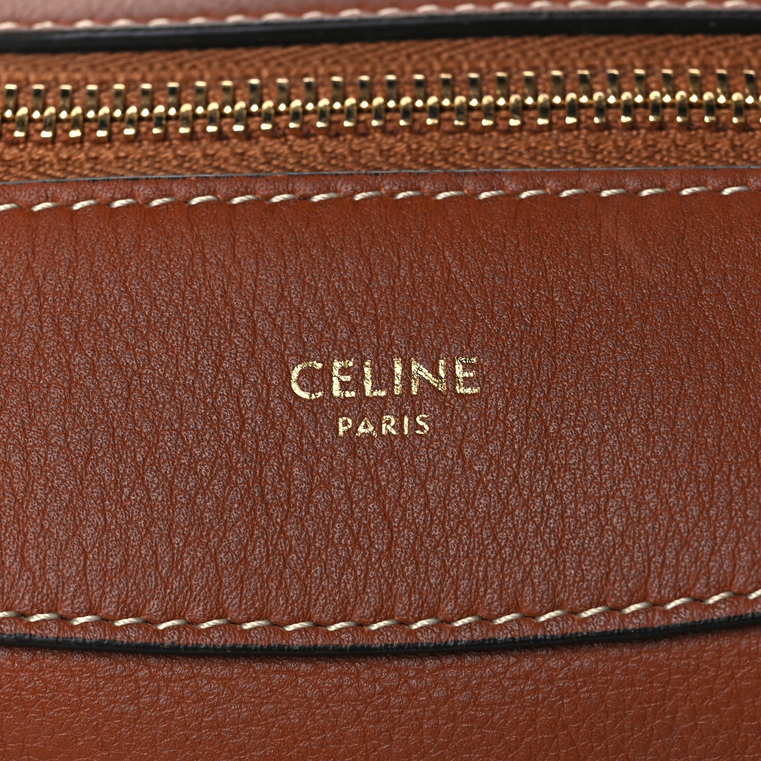 Celine Supple Calfskin Medium Romy Shoulder Bag Tan 6 of 11