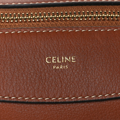 Celine Supple Calfskin Medium Romy Shoulder Bag Tan 6 of 11