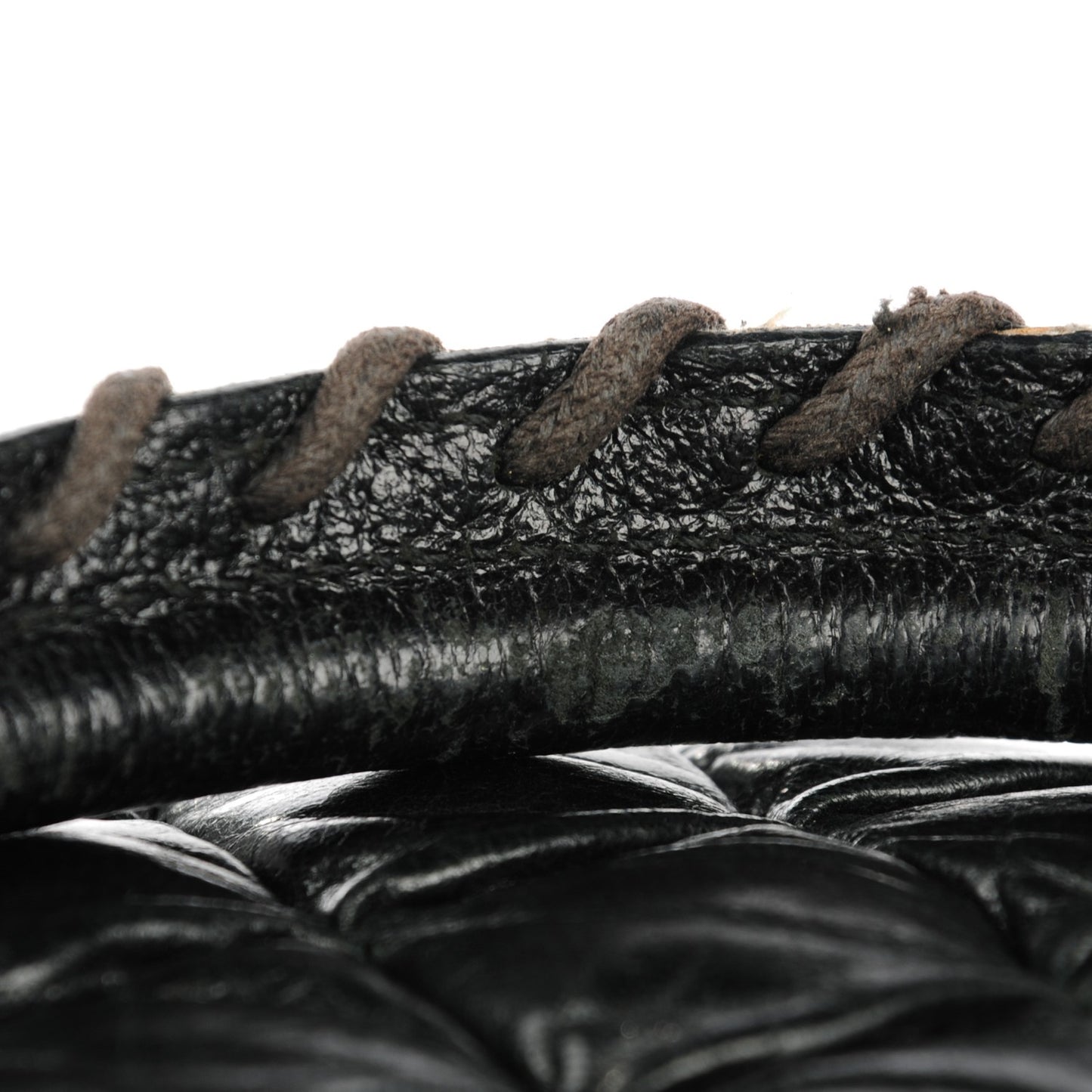 Chevre Quilted Matelasse MM Black