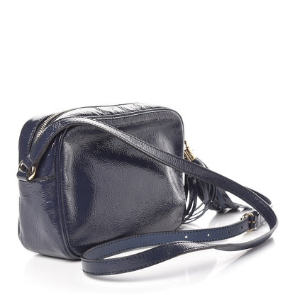 Gucci Vernice Naplack Small Soho Disco Bag Uniform Blue 3 of 11