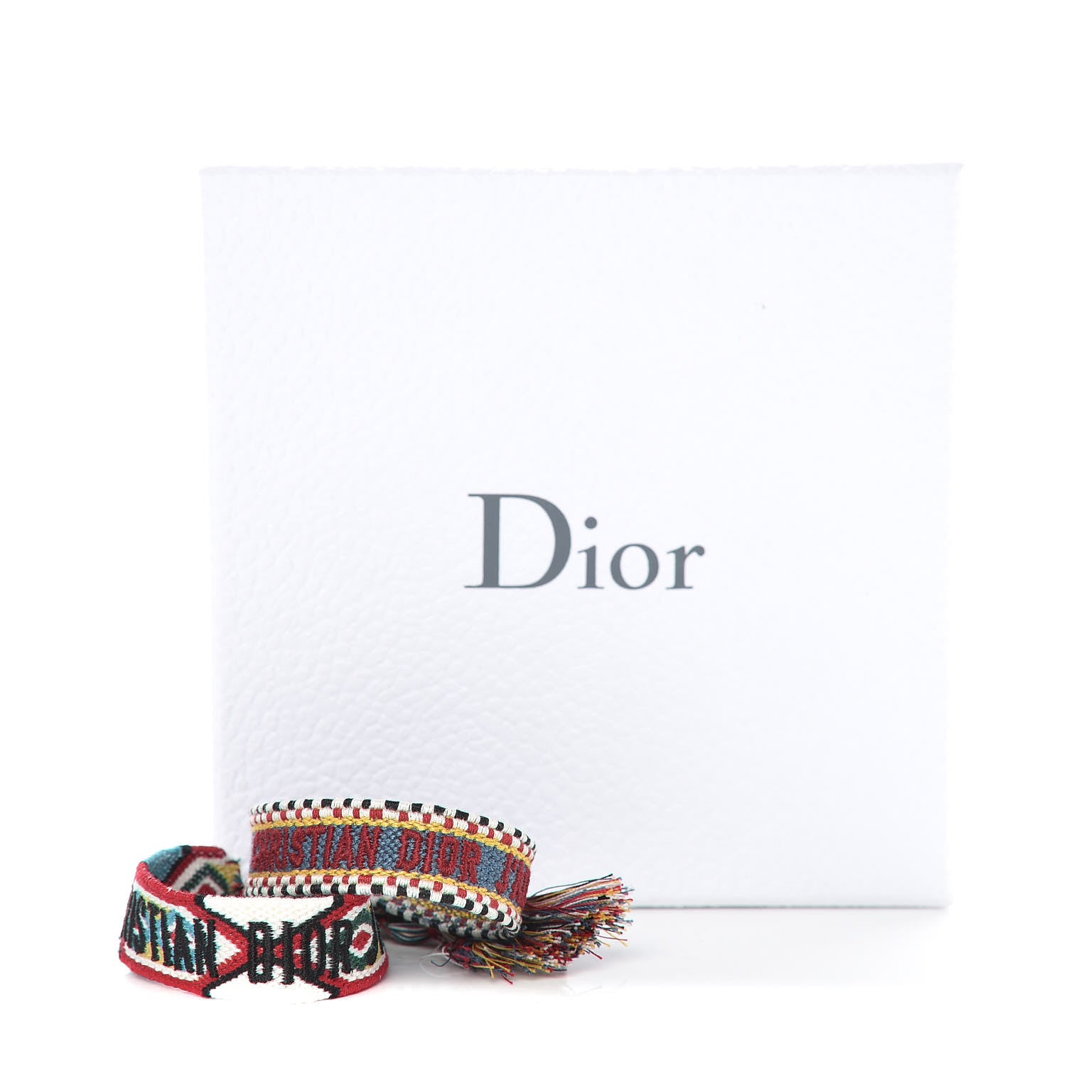 Christian Dior Woven Cotton J'Adior Friendship Bracelet Set Blue Multicolor 6 of 6