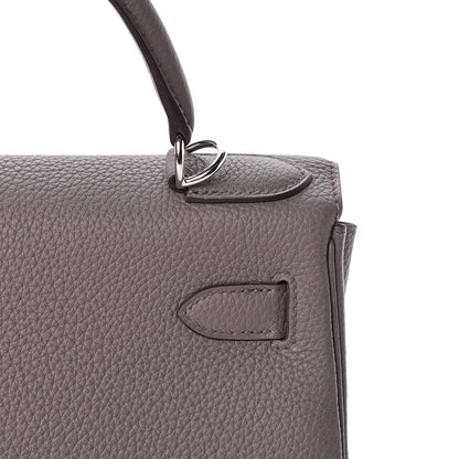 Hermes Togo Kelly Retourne 28 Etain 15 of 34