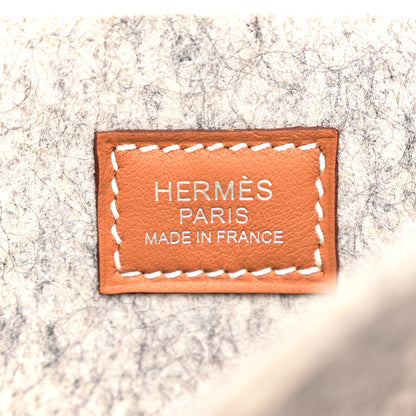 Hermes Feutre Swift Evelyne TPM Gris Clair Gold 6 of 10