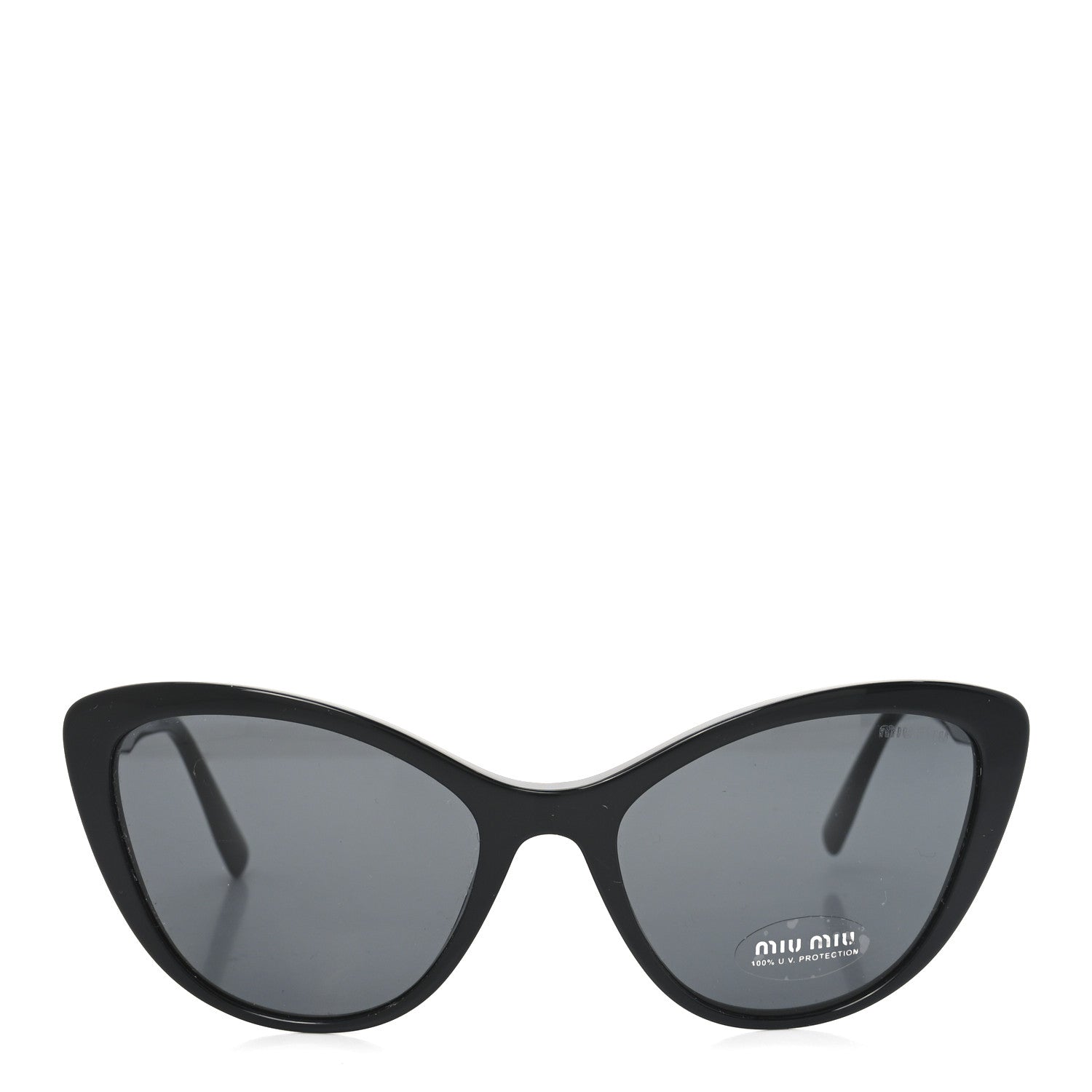 Miu Miu Acetate Cat Eye Sunglasses SMU 05X Black 2 of 6
