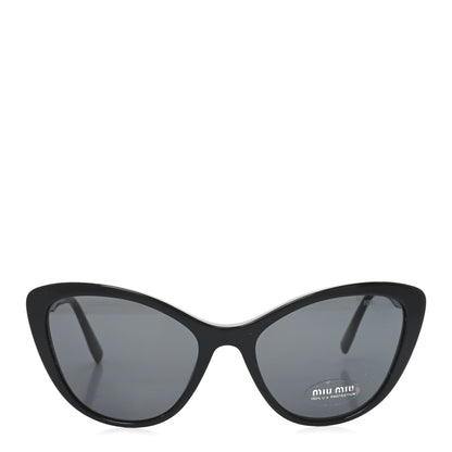 Miu Miu Acetate Cat Eye Sunglasses SMU 05X Black 2 of 6