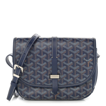 Goyard Goyardine Belvedere II PM Messenger Bag Navy 1 of 11