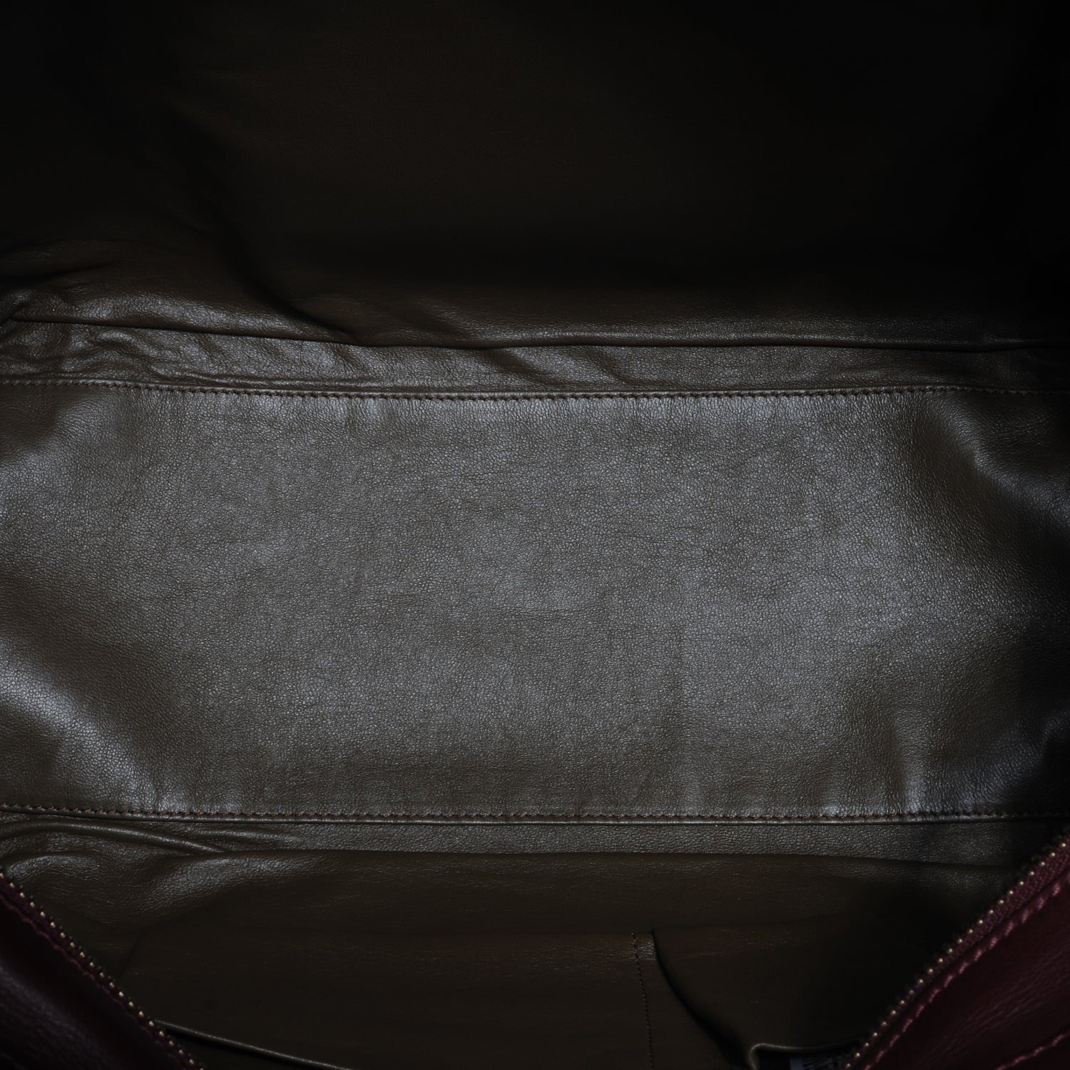 Celine Smooth Calfskin Shoulder Luggage Burgundy 6 of 9
