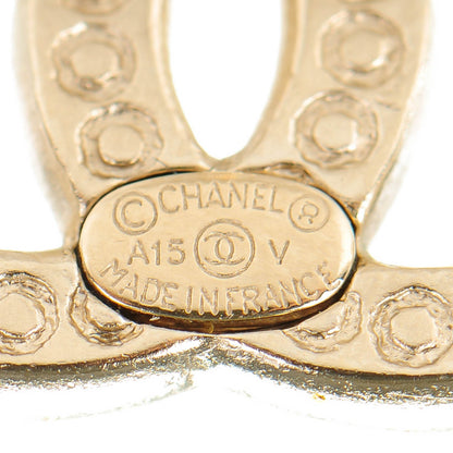 Chanel Crystal CC Earrings Silver 4 of 5
