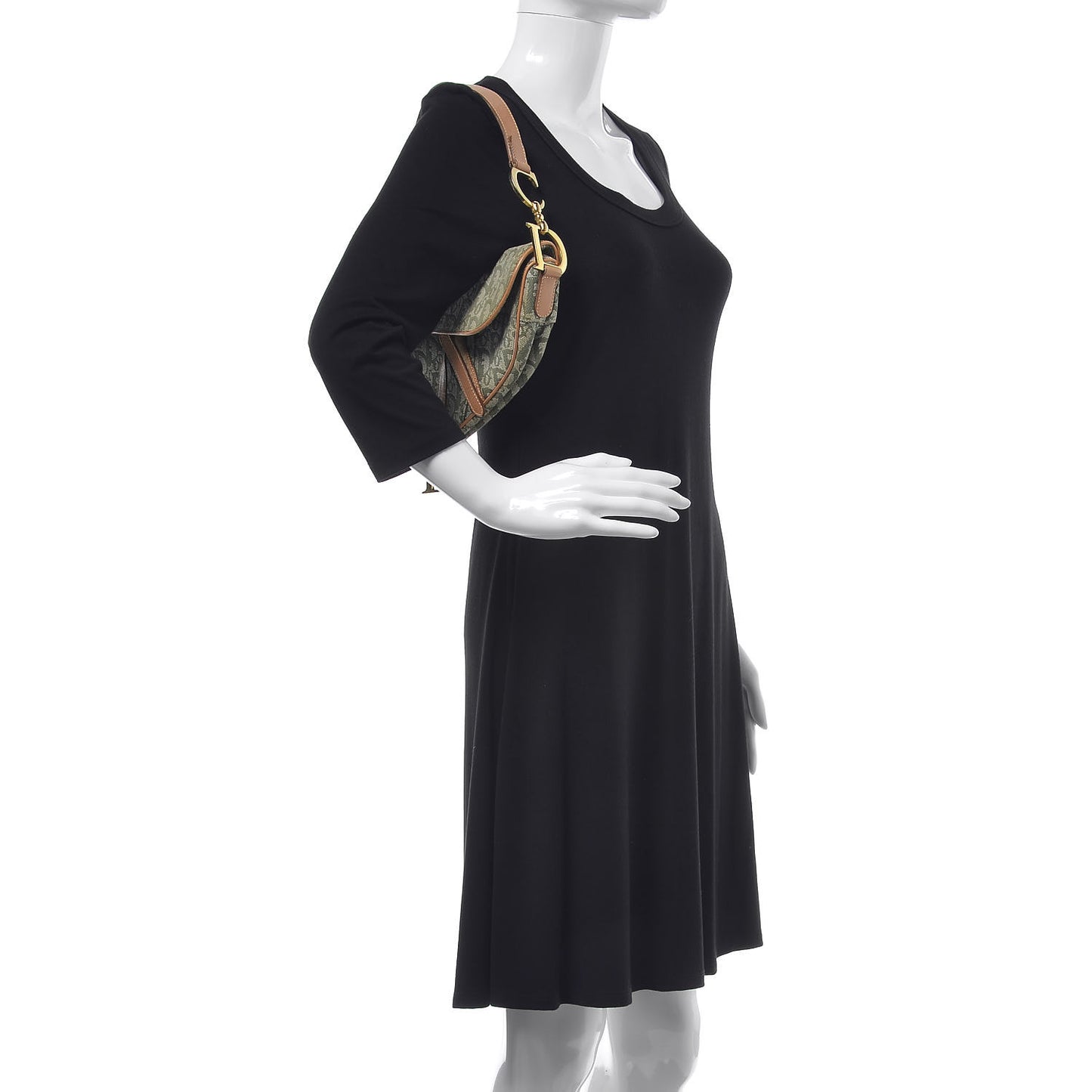 Monogram Saddle Bag Green