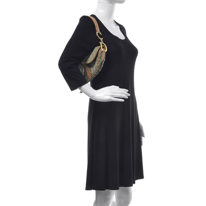 Christian Dior Monogram Saddle Bag Green 2 of 11