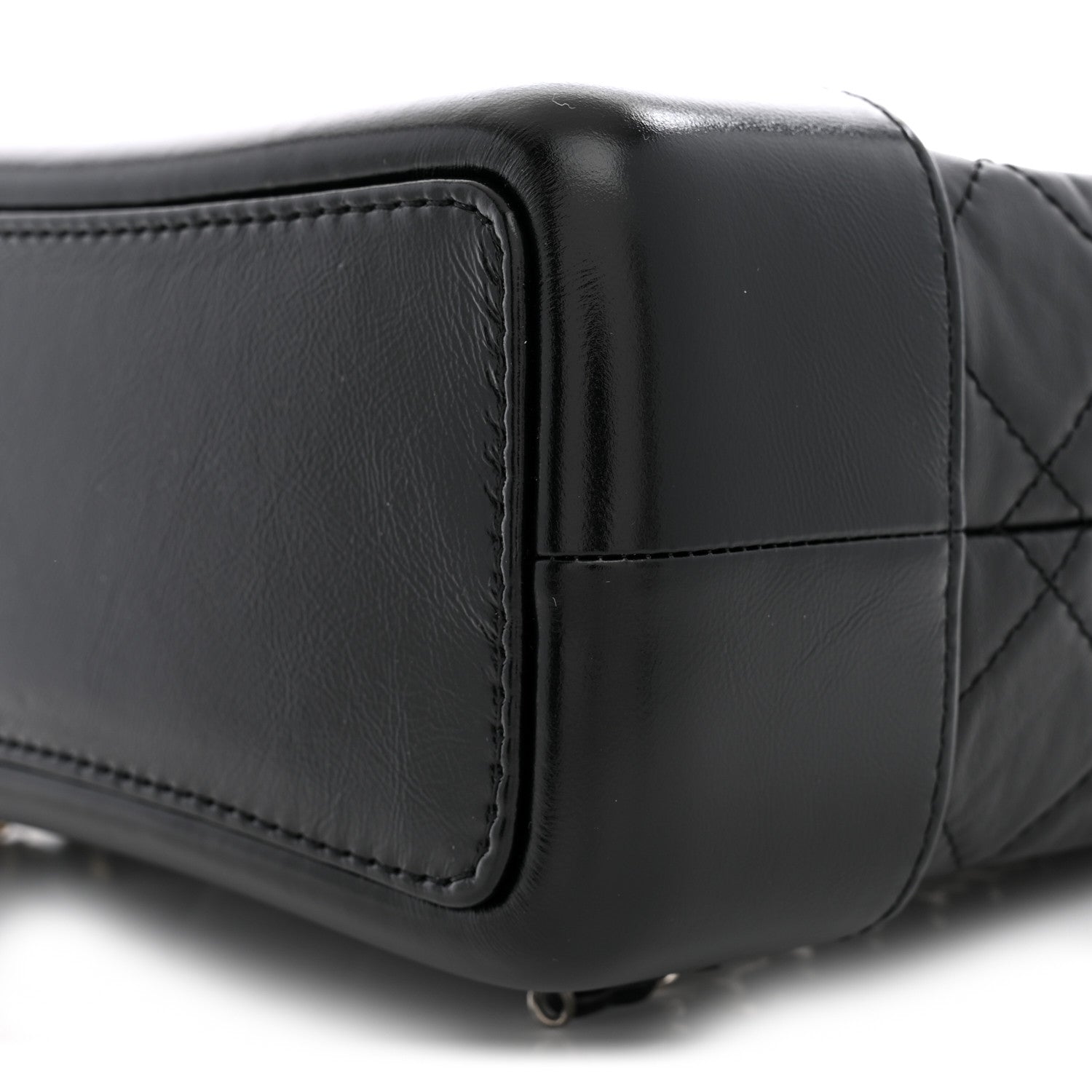 Chanel Aged Calfskin Quilted Small Gabrielle Backpack Black 10 of 11