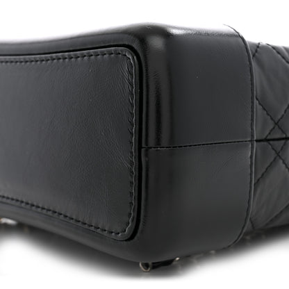 Chanel Aged Calfskin Quilted Small Gabrielle Backpack Black 10 of 11