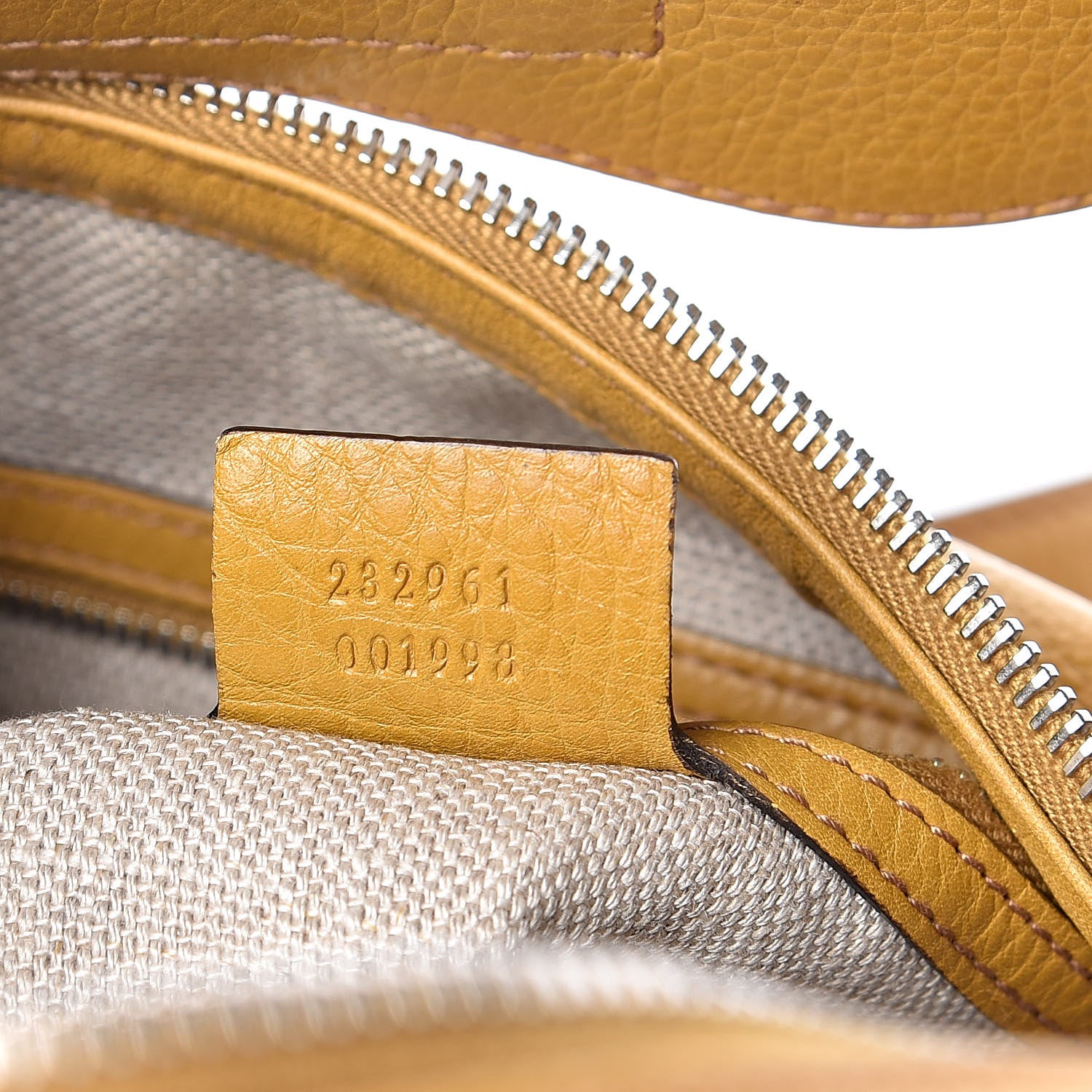 Gucci Calfskin Icon Bit Medium Hobo Yellow 7 of 14