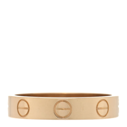 Cartier 18K Yellow Gold 3.5mm LOVE Wedding Band Ring 50 5.25 1 of 5