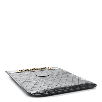 Chanel Lambskin Quilted CC Shoulder Bag Black 4 of 13