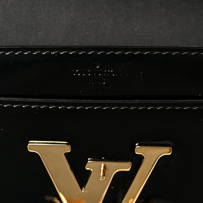 Louis Vuitton Patent Louise Clutch Black 5 of 7
