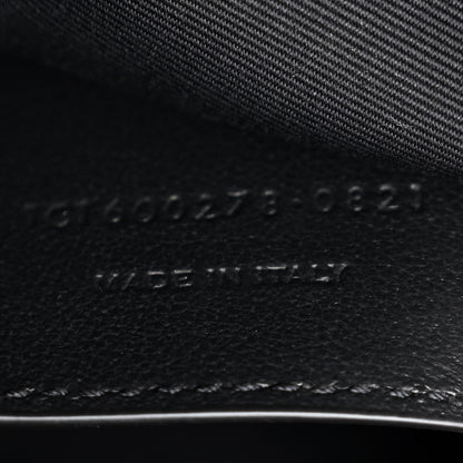Saint Laurent Sheepskin Matelasse Chevron Monogram Large College Satchel Black 8 of 11