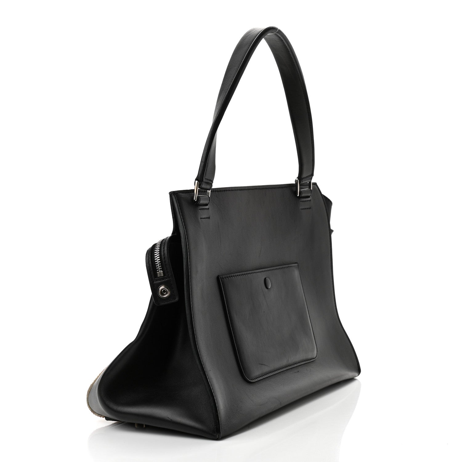 Celine Pony Hair Calfskin Medium Edge Shoulder Bag Praline 3 of 10