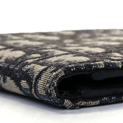 Christian Dior Oblique Compact Wallet Black 7 of 8