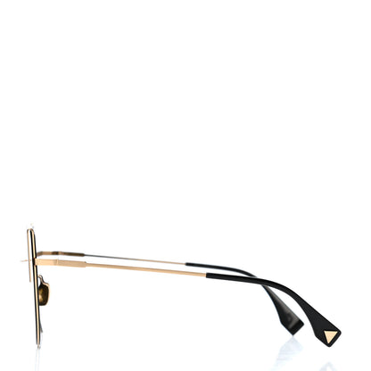Fendi Iridia Sunglasses FF 0190 Gold Green 3 of 4