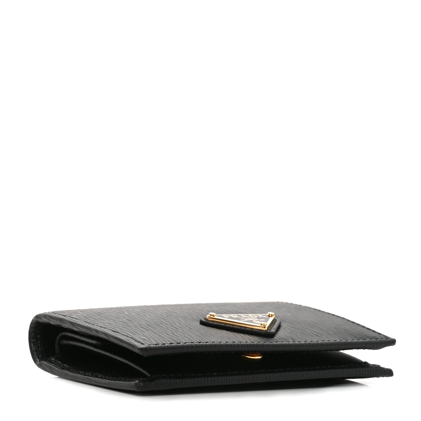 Vitello Move Triangle Card Holder Wallet Black