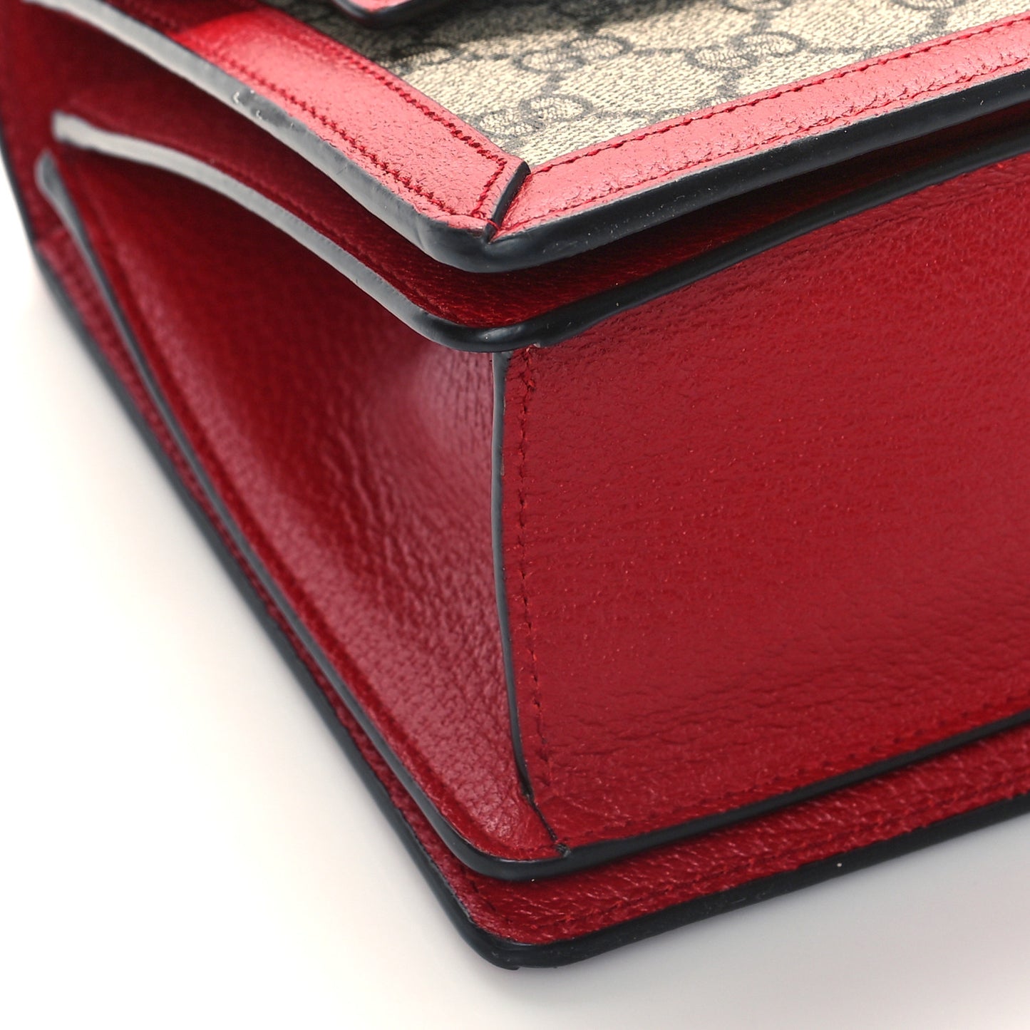 GG Supreme Monogram Small Queen Margaret Top Handle Bag Red