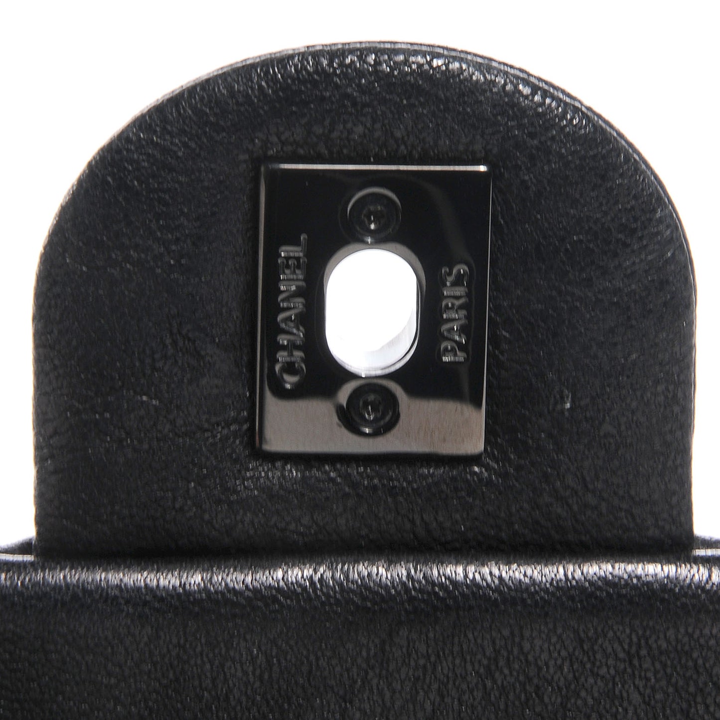 Lambskin Studded Metal Beauty Mini Flap Black