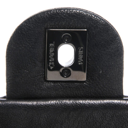 Chanel Lambskin Studded Metal Beauty Mini Flap Black 6 of 9