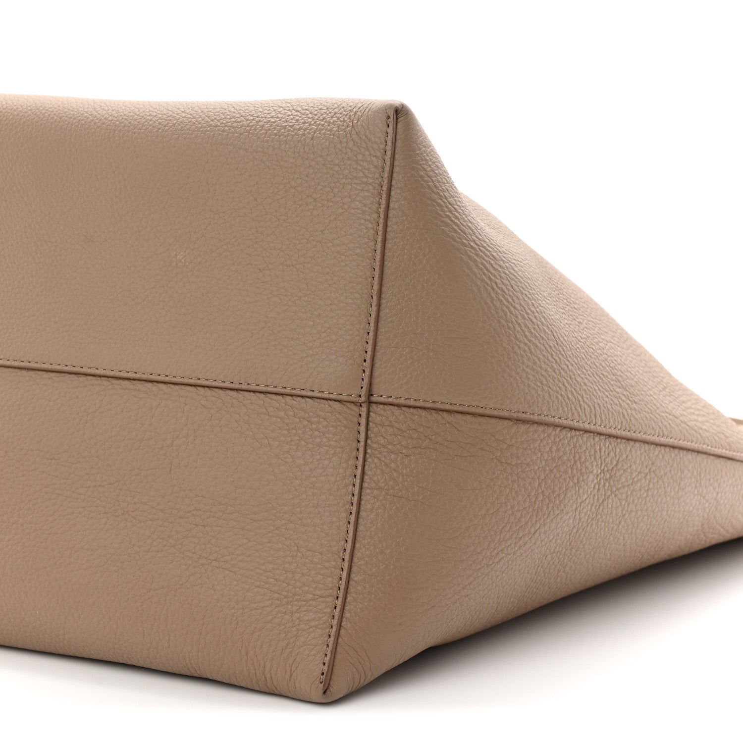 The Row Grained Calfskin Large N/S Park Tote Dark Taupe 9 of 9
