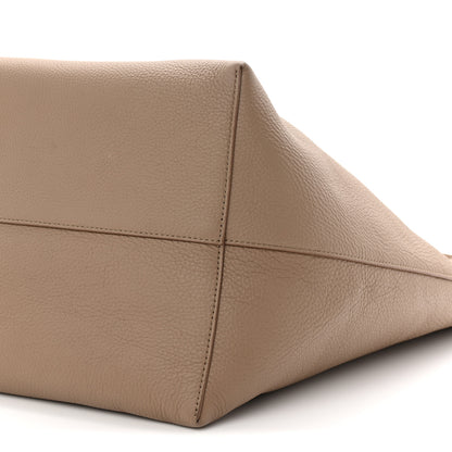 The Row Grained Calfskin Large N/S Park Tote Dark Taupe 9 of 9