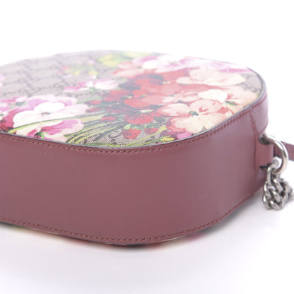 Gucci GG Supreme Monogram Blooms Mini Chain Shoulder Bag Beige Multicolor Dry Rose 9 of 10