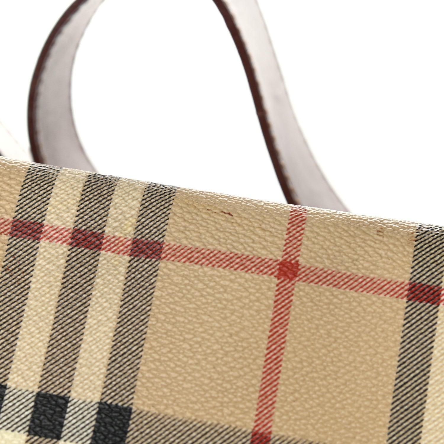 Burberry Haymarket Check Messenger Bag Brown 16 of 21