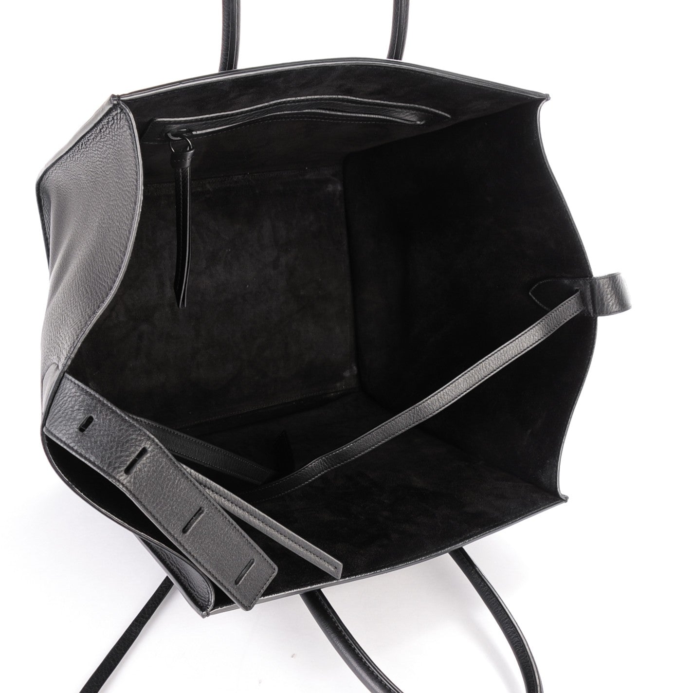 Celine Supple Calfskin Medium Phantom Luggage Black 5 of 7