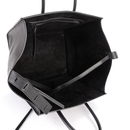 Celine Supple Calfskin Medium Phantom Luggage Black 5 of 7